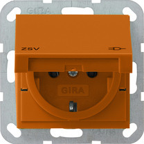 Gira 041602 SCHUKO KD ZSV System 55 Orange