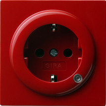 Gira 018243 SCHUKO Kontroll S-Color Rot